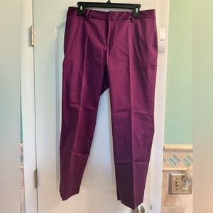 Coldwater Creek Sateen Ankle Pants NWT